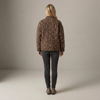 PLUXSTYLE::numise::womens-leopard-print-parka::back