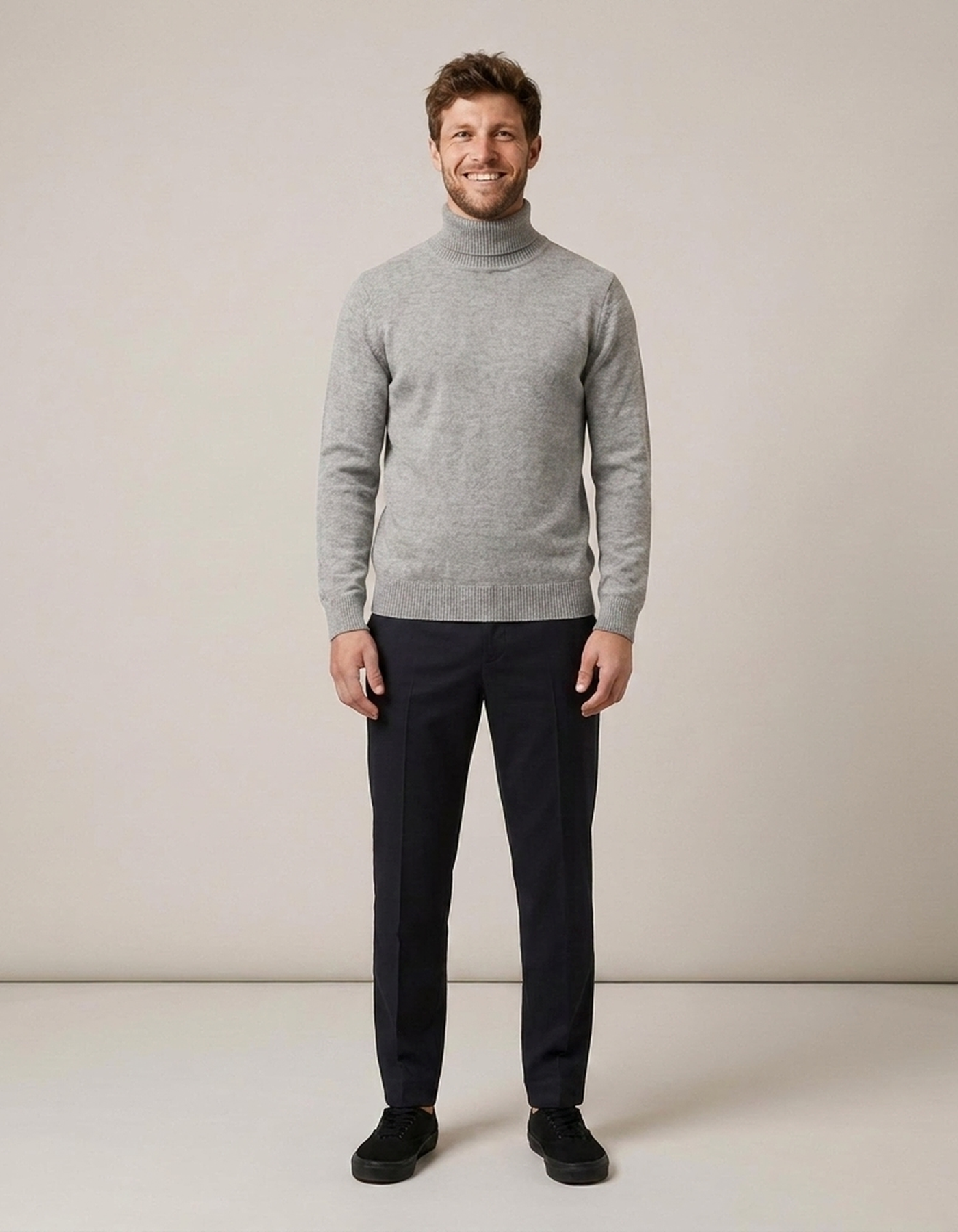 PLUXSTYLE::numise::mens-everyday-roll-neck-sweater::front