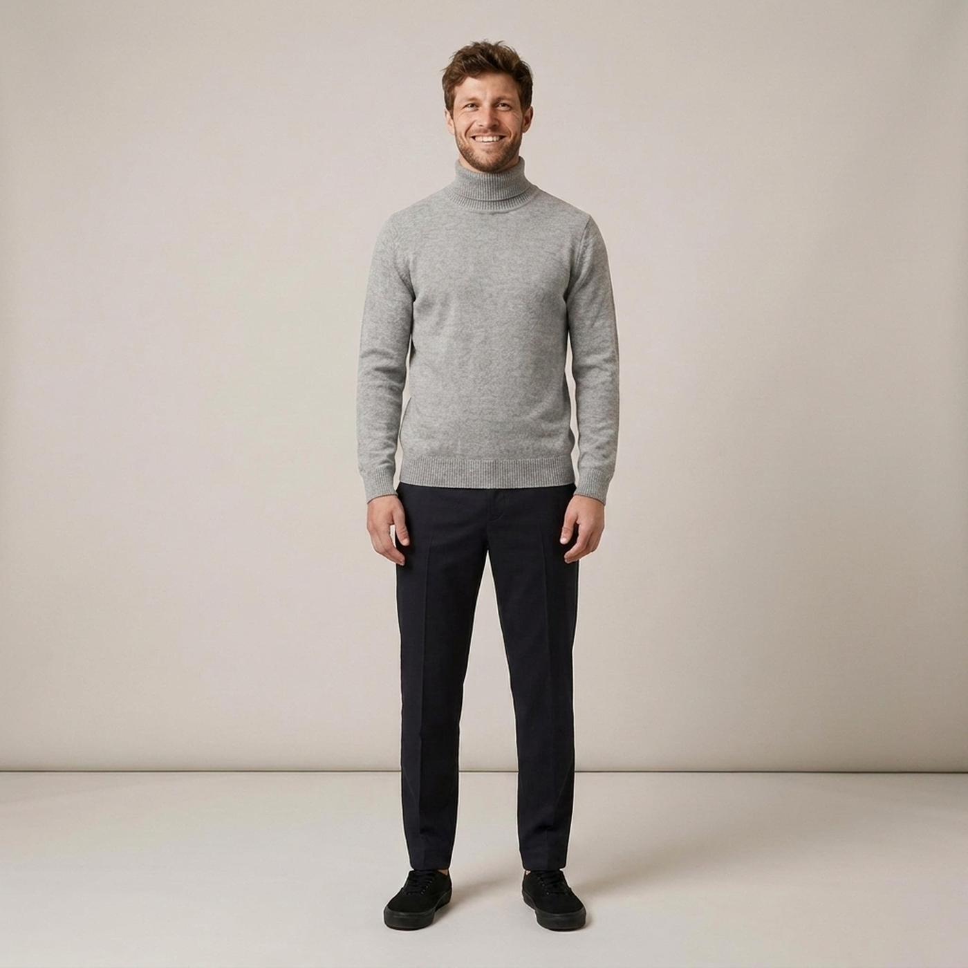PLUXSTYLE::numise::mens-everyday-roll-neck-sweater::front