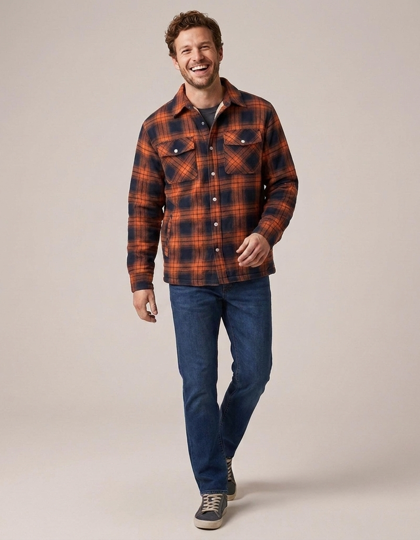 PLUXSTYLE::numise::everyday-plaid-parka::front
