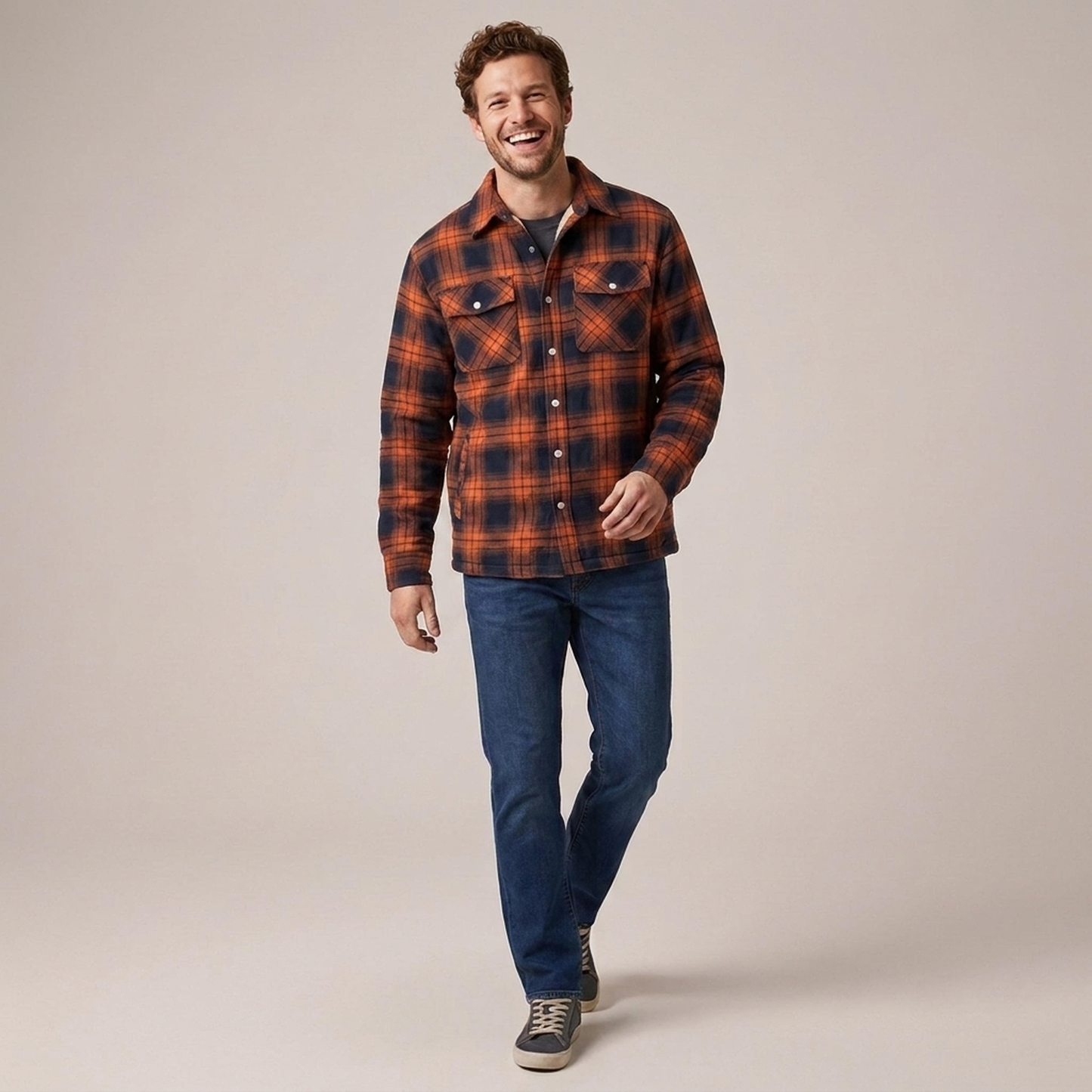 PLUXSTYLE::numise::everyday-plaid-parka::front