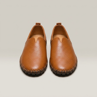 PLUXSTYLE::numise::mens-whipstitch-loafers::pack-caramel-brown