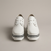 PLUXSTYLE::numise::grace-lace-up-platform-sneakers::pack-white