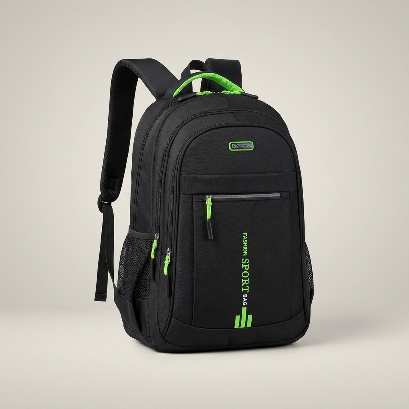 PLUXSTYLE::numise::mens-weatherproof-commuter-backpack::pack-green