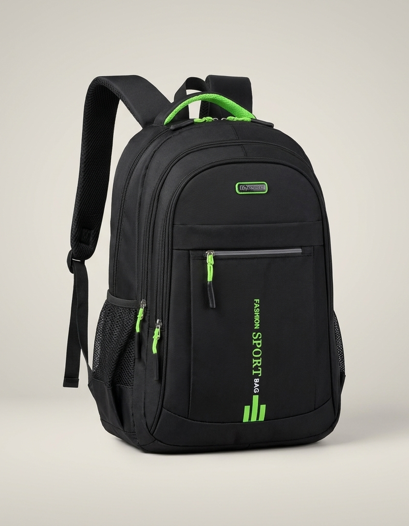 PLUXSTYLE::numise::mens-weatherproof-commuter-backpack::pack-green