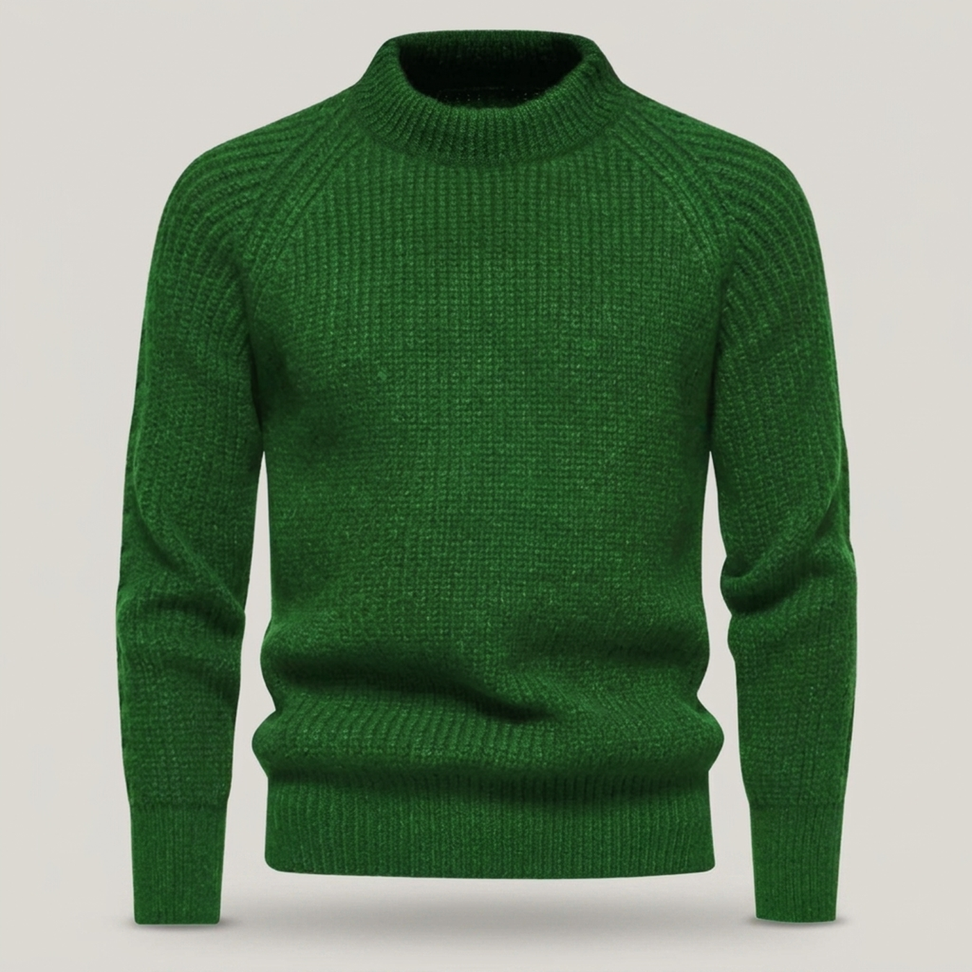 PLUXSTYLE::numise::mens-refined-turtleneck-sweater::pack-dark-green