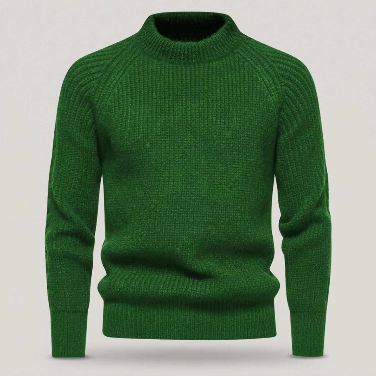 PLUXSTYLE::numise::mens-refined-turtleneck-sweater::pack-dark-green