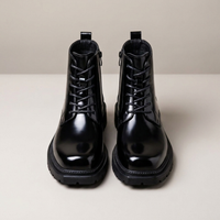 PLUXSTYLE::numise::adrian-polished-dress-boots::pack-onyx-black