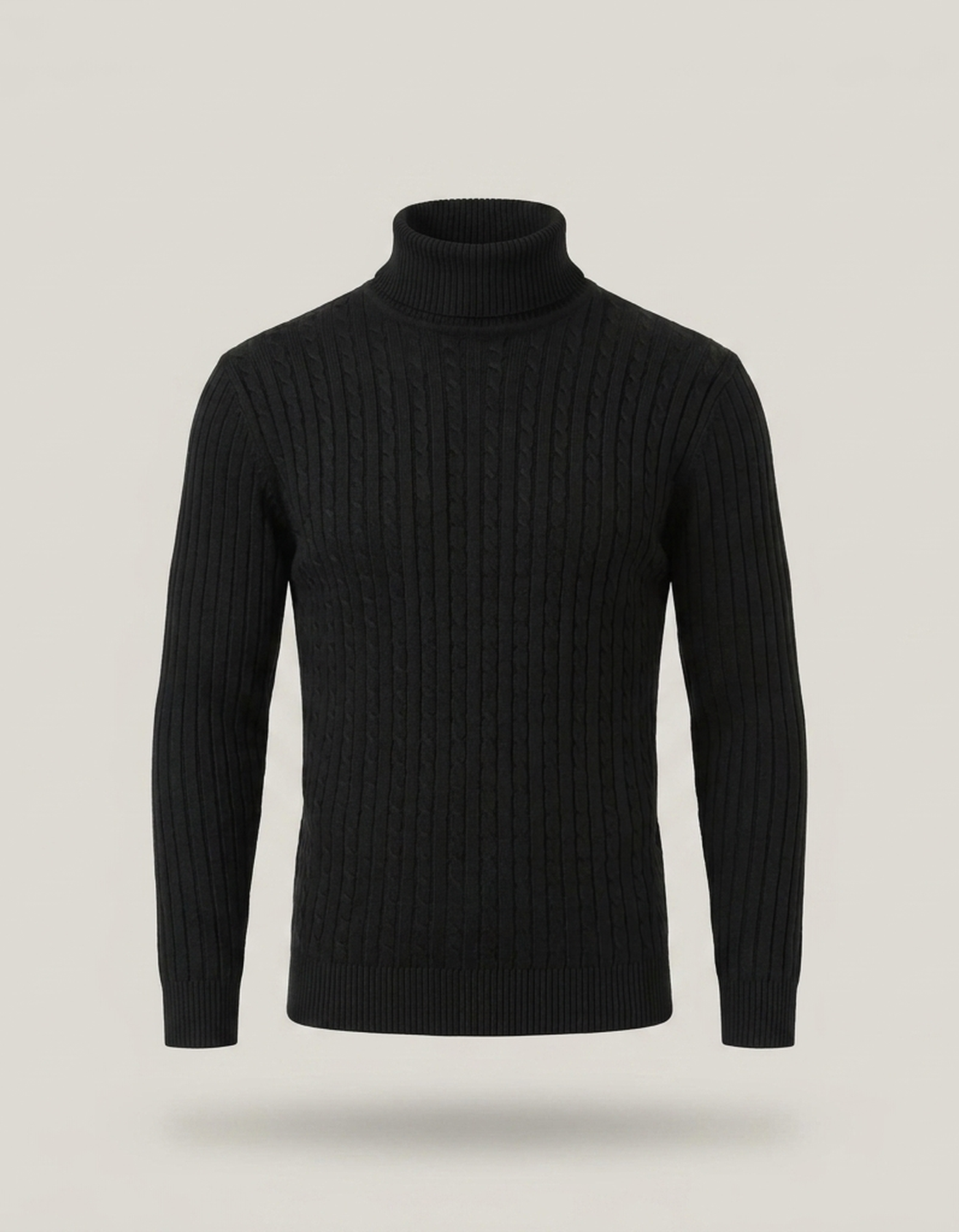 PLUXSTYLE::numise::mens-high-neck-sweater::pack-black