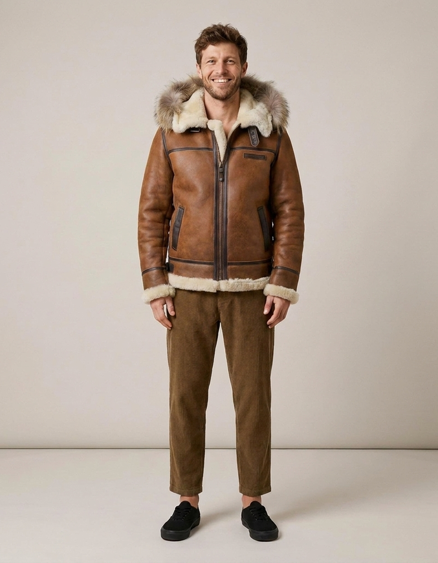 PLUXSTYLE::numise::mens-hooded-aviator-parka::front