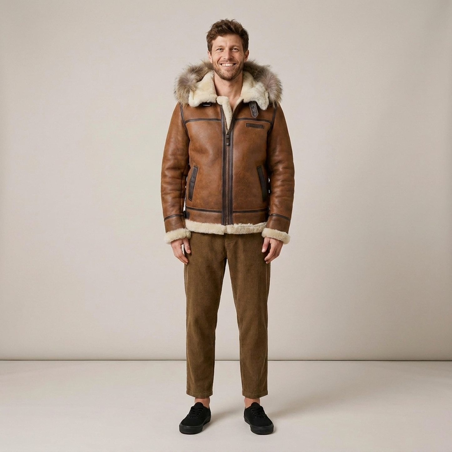 PLUXSTYLE::numise::mens-hooded-aviator-parka::front