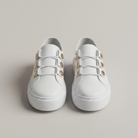PLUXSTYLE::numise::aria-studded-platform-sneakers::pack-white