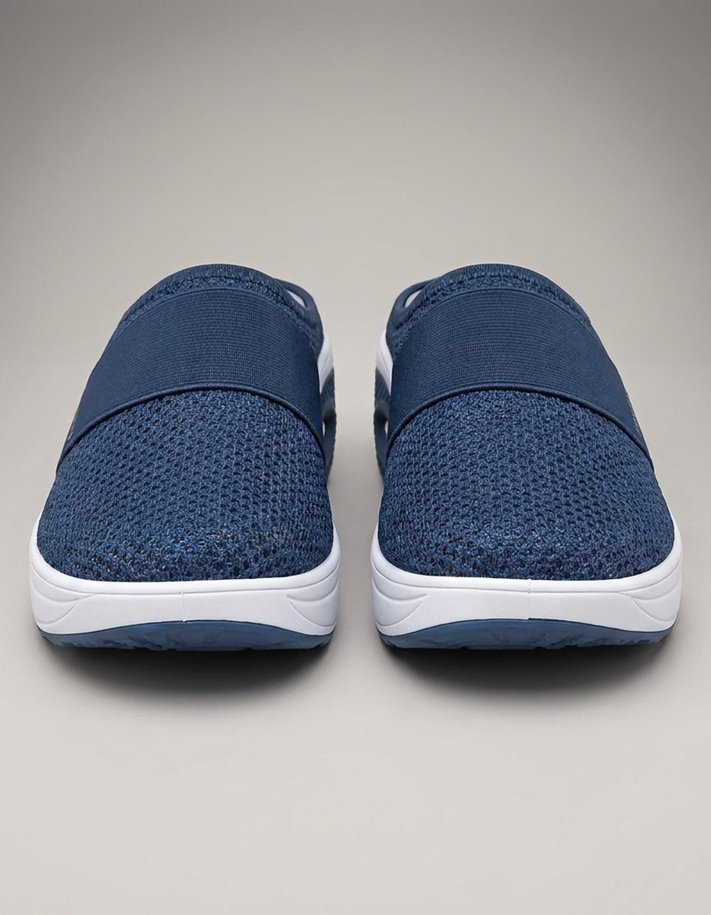 PLUXSTYLE::numise::air-cushion-slip-on-footwear::pack-navy-blue
