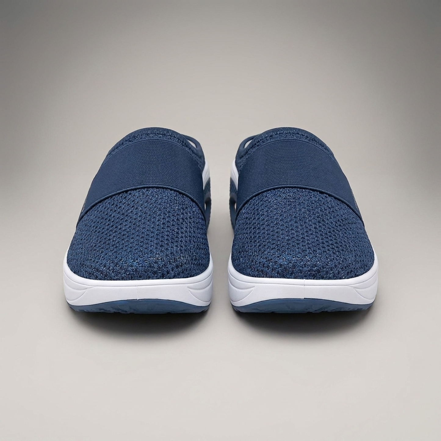 PLUXSTYLE::numise::air-cushion-slip-on-footwear::pack-navy-blue