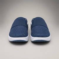 PLUXSTYLE::numise::air-cushion-slip-on-footwear::pack-navy-blue