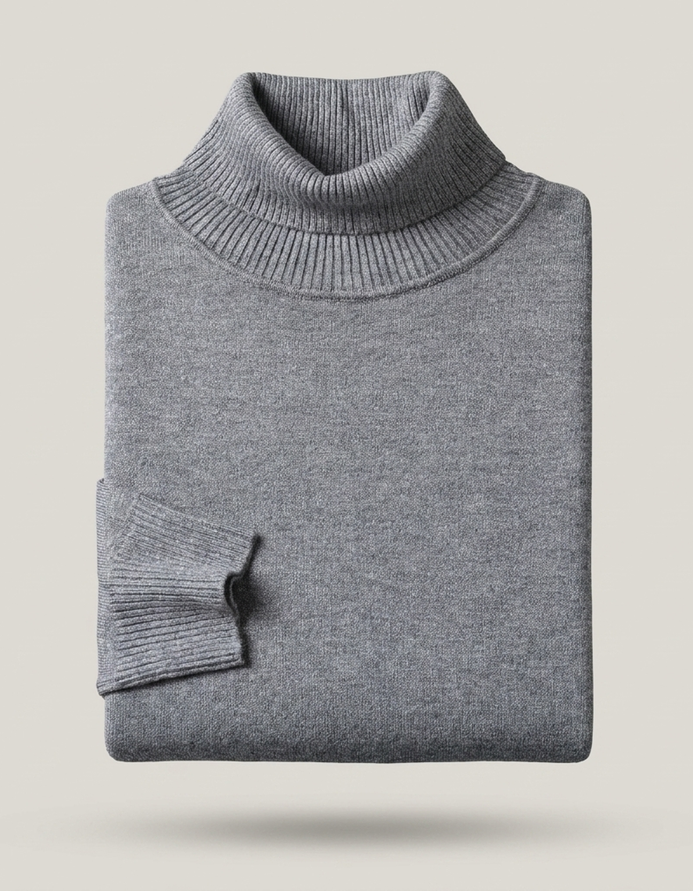 PLUXSTYLE::numise::mens-classic-turtleneck-sweater::pack-grey