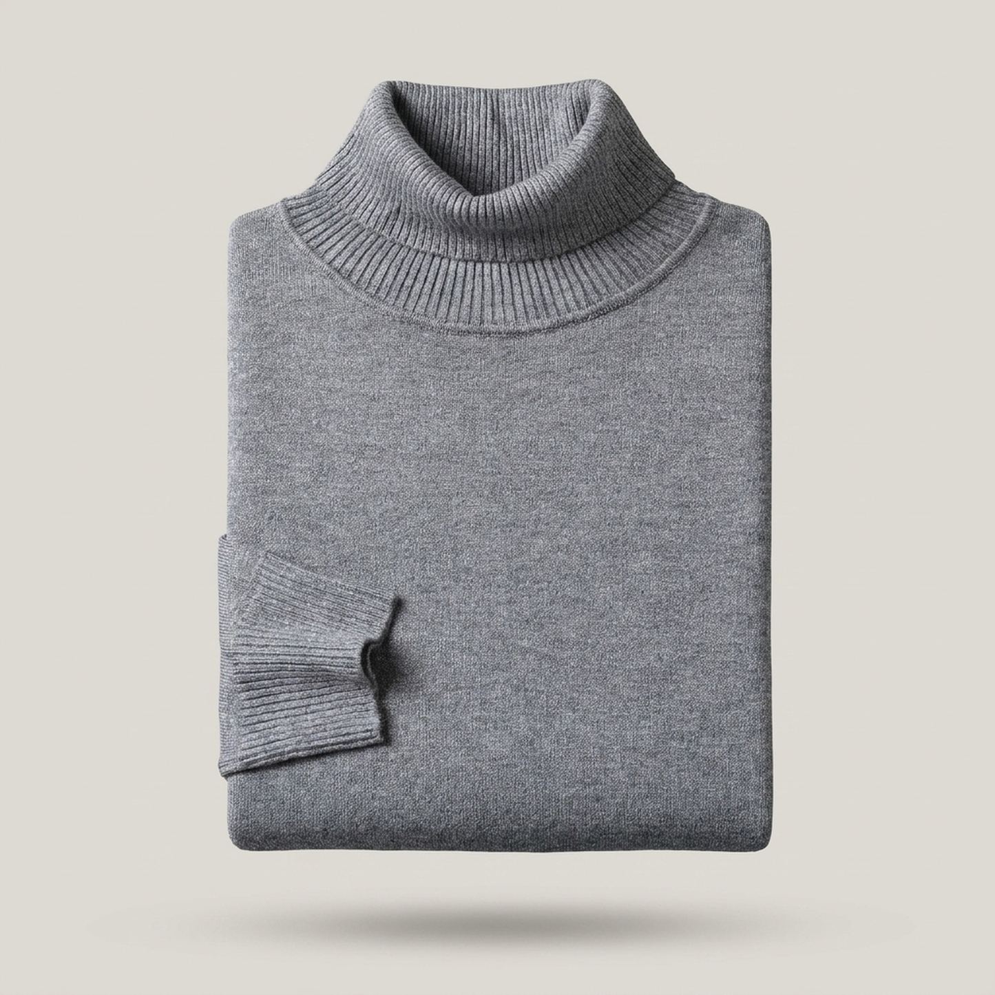 PLUXSTYLE::numise::mens-classic-turtleneck-sweater::pack-grey