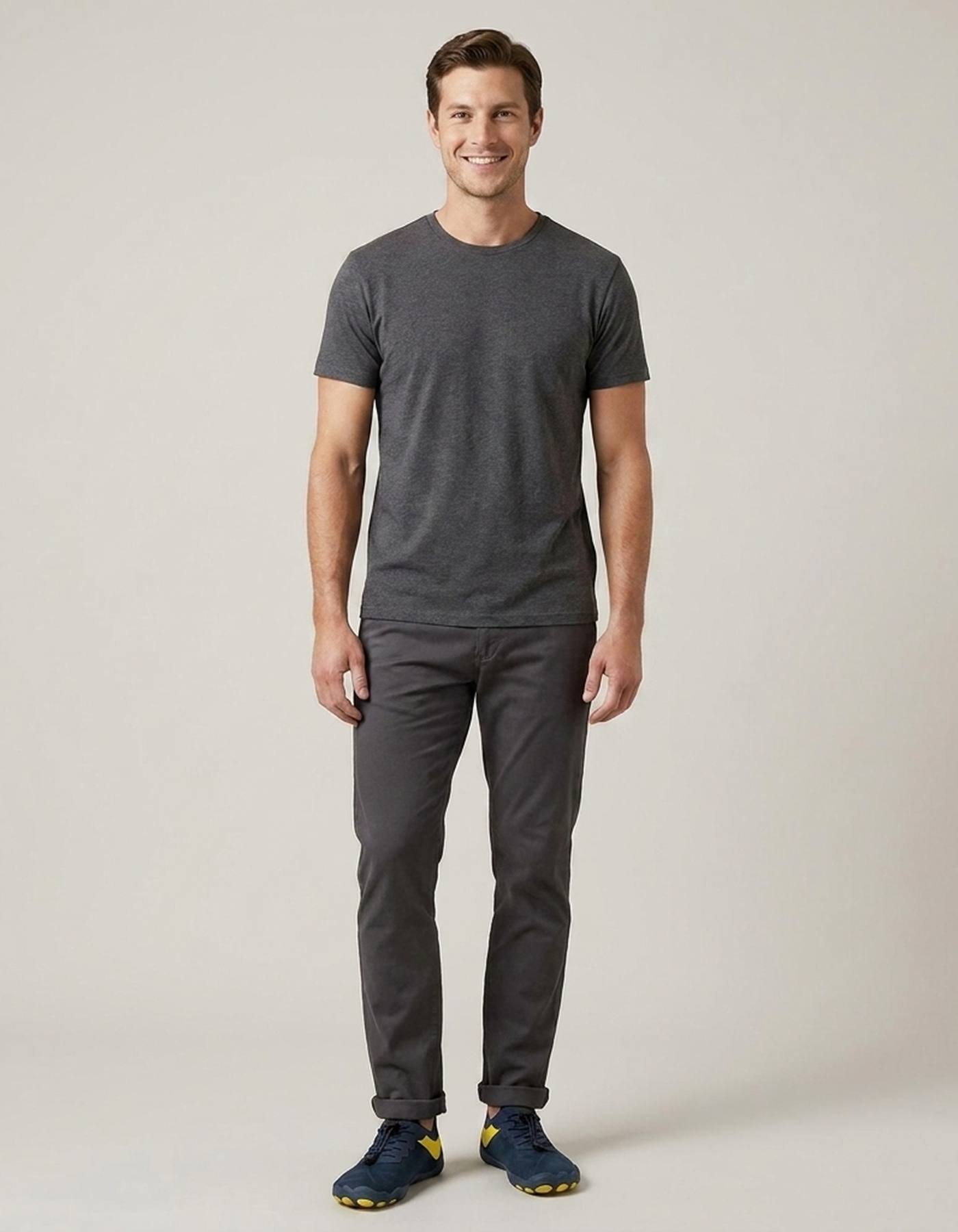 PLUXSTYLE::numise::mens-toggle-lace-barefoot-sneakers::zoom-out