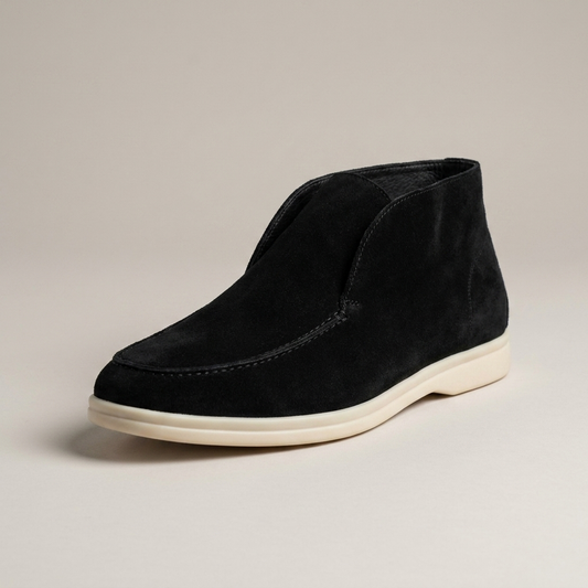 PLUXSTYLE::numise::harbor-high-cut-loafers::closeup-hero