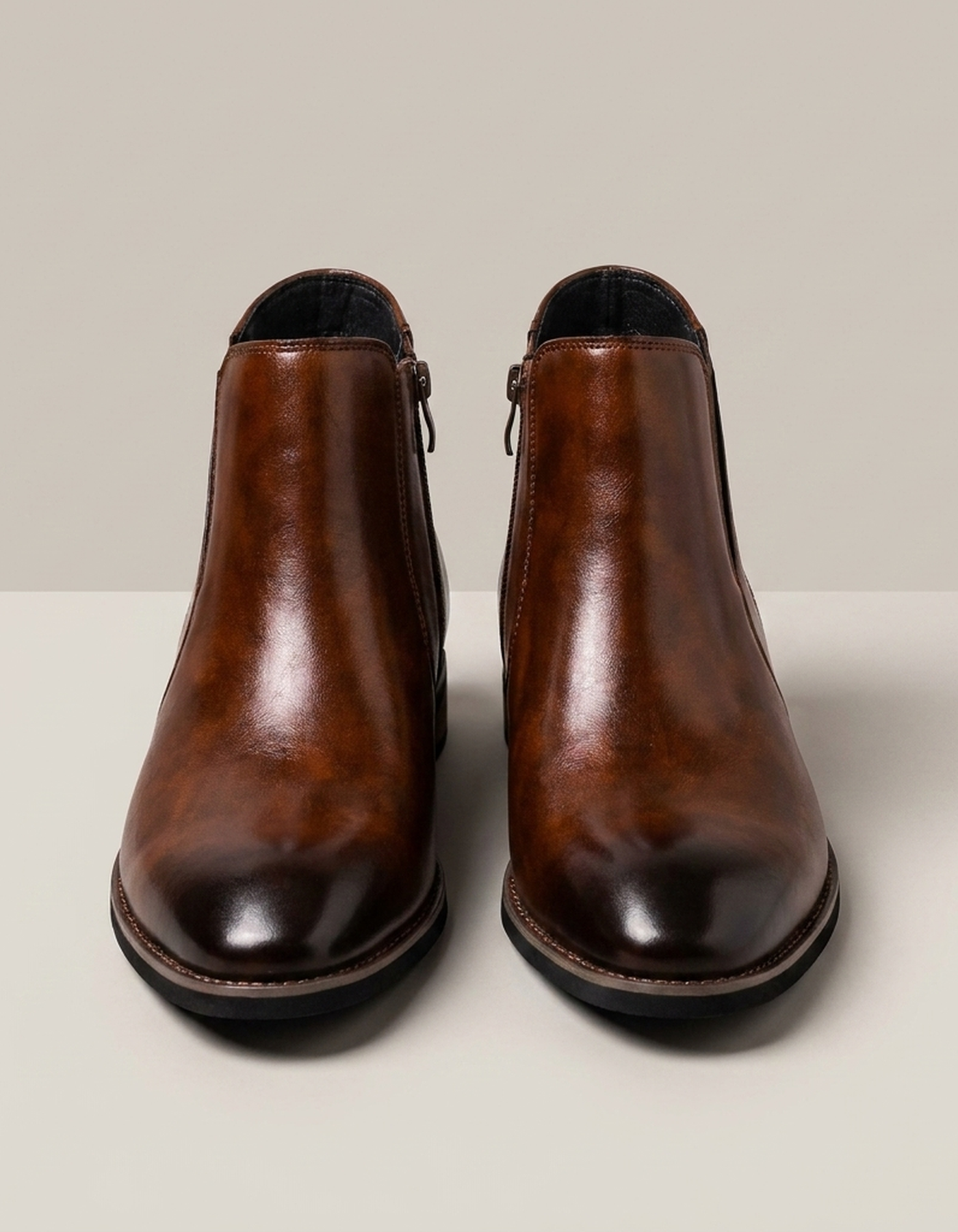 PLUXSTYLE::numise::mens-pointed-toe-chelsea-boots-1::pack-brown