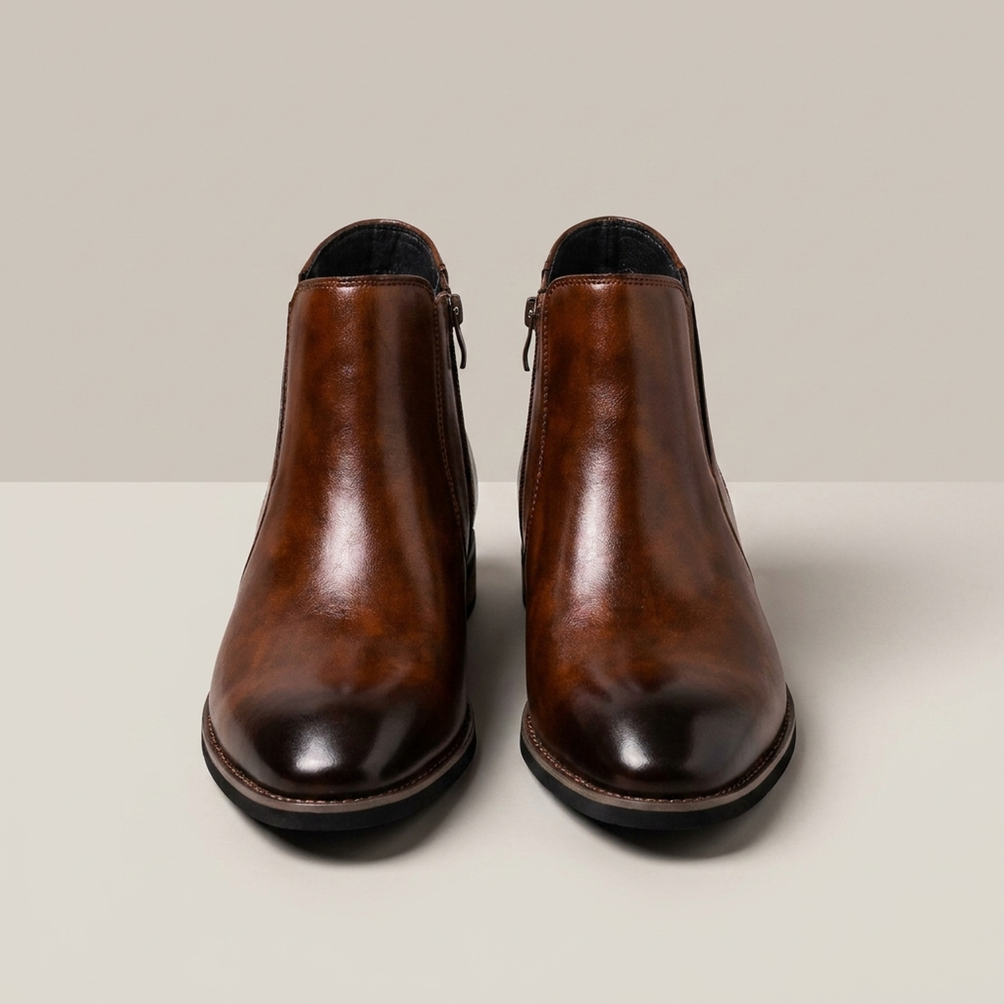 PLUXSTYLE::numise::mens-pointed-toe-chelsea-boots-1::pack-brown