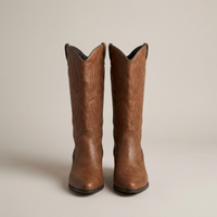 PLUXSTYLE::numise::womens-pointed-toe-western-boots::pack-brown