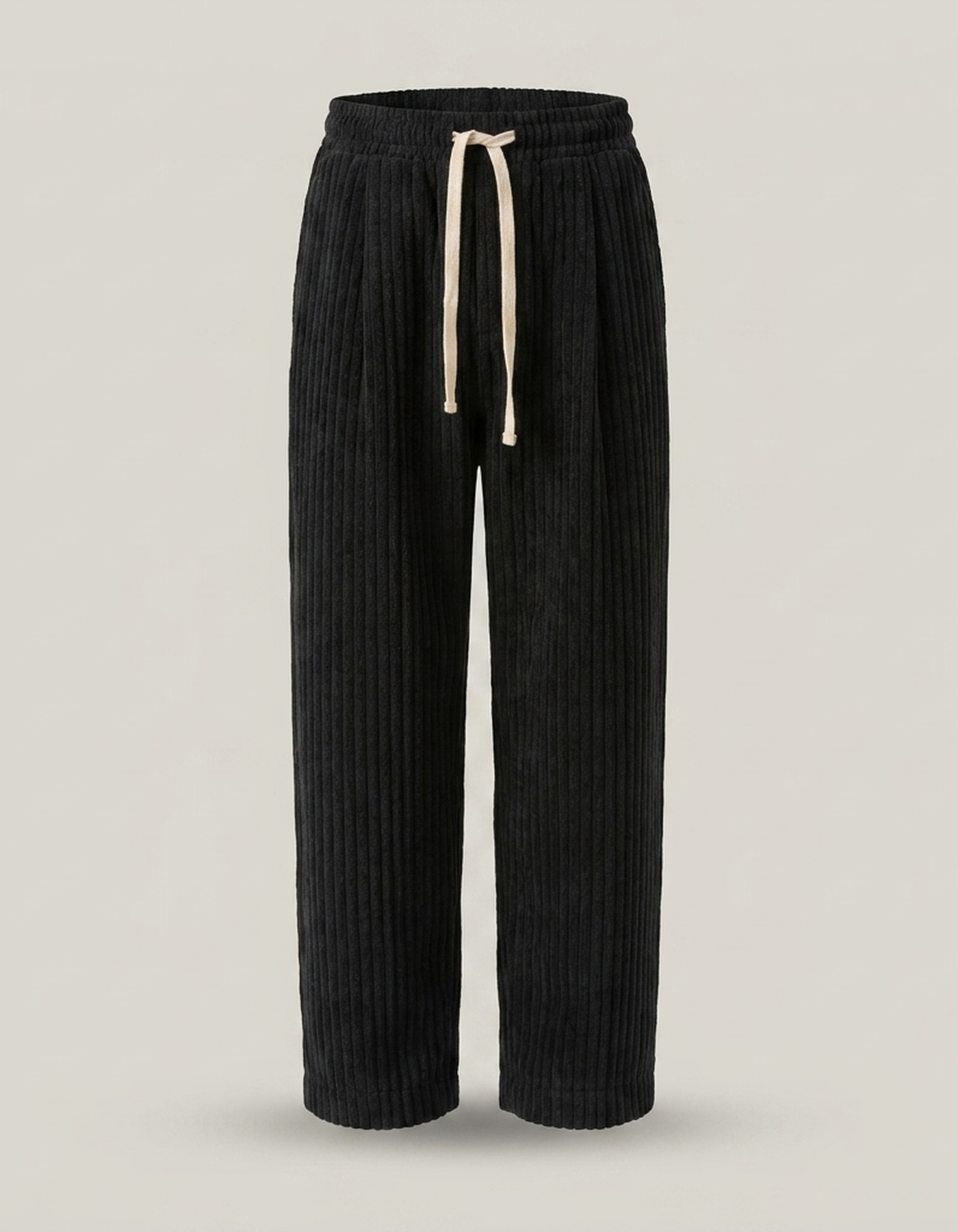 PLUXSTYLE::numise::mens-relaxed-drawstring-pants::pack-black