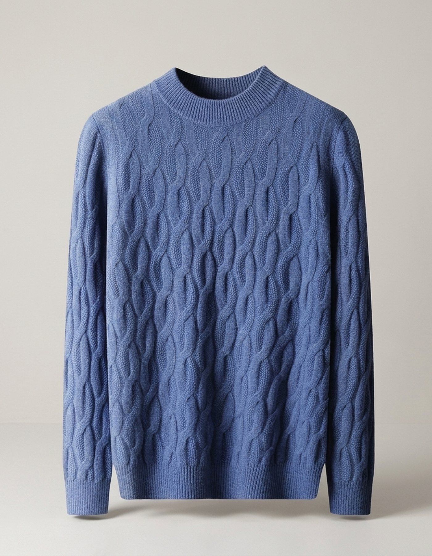 PLUXSTYLE::numise::mens-mock-neck-sweater::pack-azure-blue