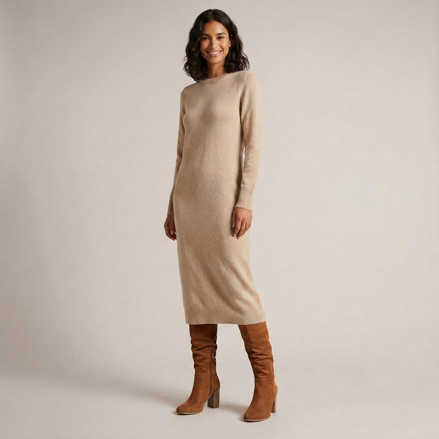 PLUXSTYLE::numise::side-zip-slouch-knee-high-boots::zoom-out