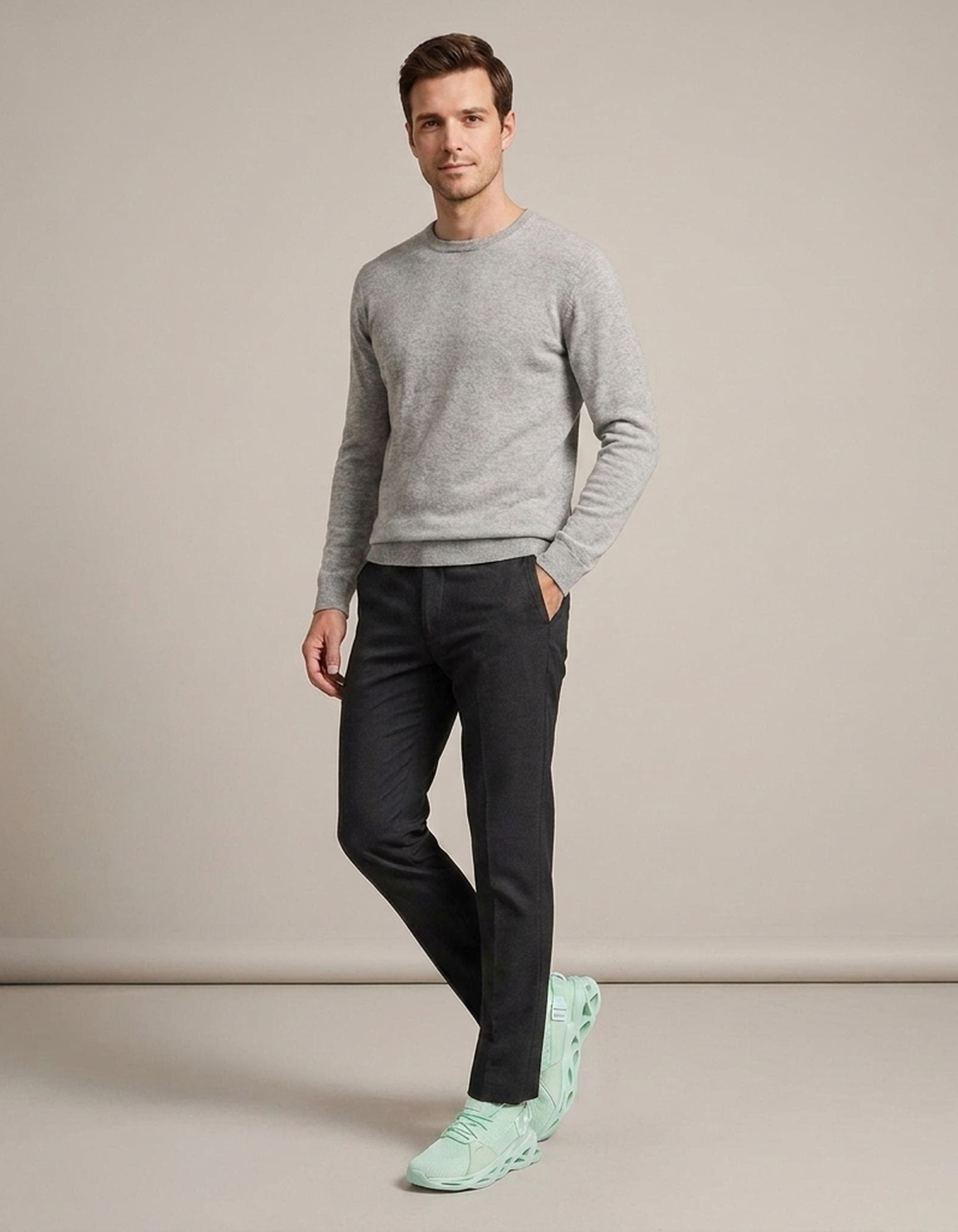 PLUXSTYLE::numise::mens-blade-sole-chunky-sneakers::zoom-out