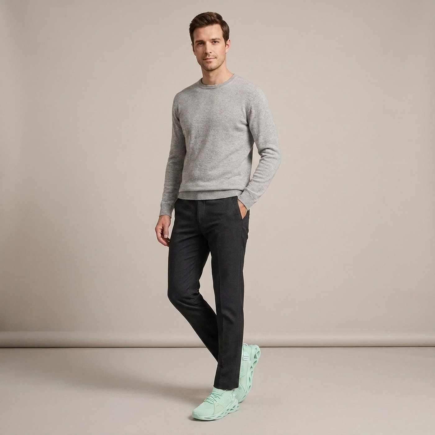 PLUXSTYLE::numise::mens-blade-sole-chunky-sneakers::zoom-out