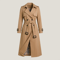 PLUXSTYLE::numise::double-breasted-parka::pack-beige