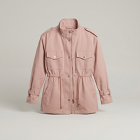 PLUXSTYLE::numise::belted-utility-parka::pack-pink