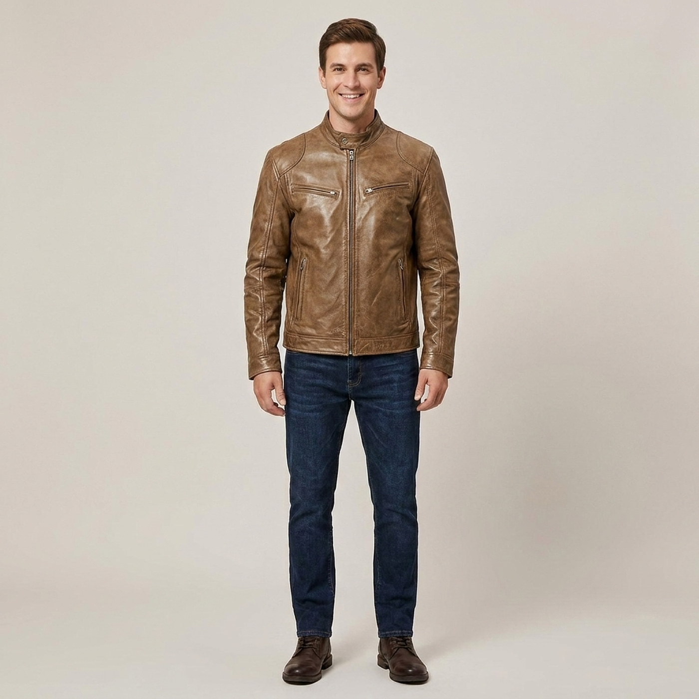 PLUXSTYLE::numise::mens-multi-zip-parka::front