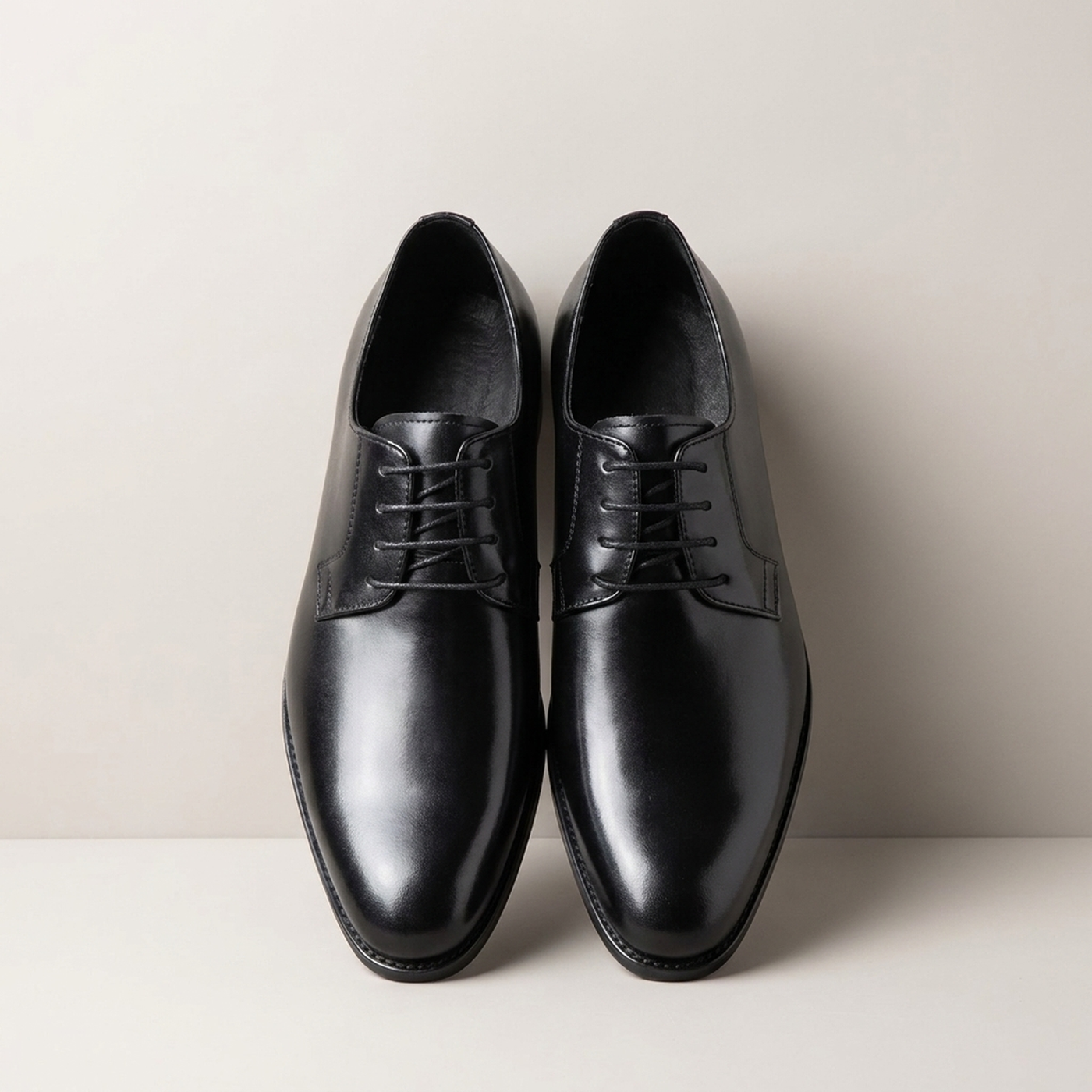 PLUXSTYLE::numise::mens-pointed-toe-derby-dress-shoes::pack-black
