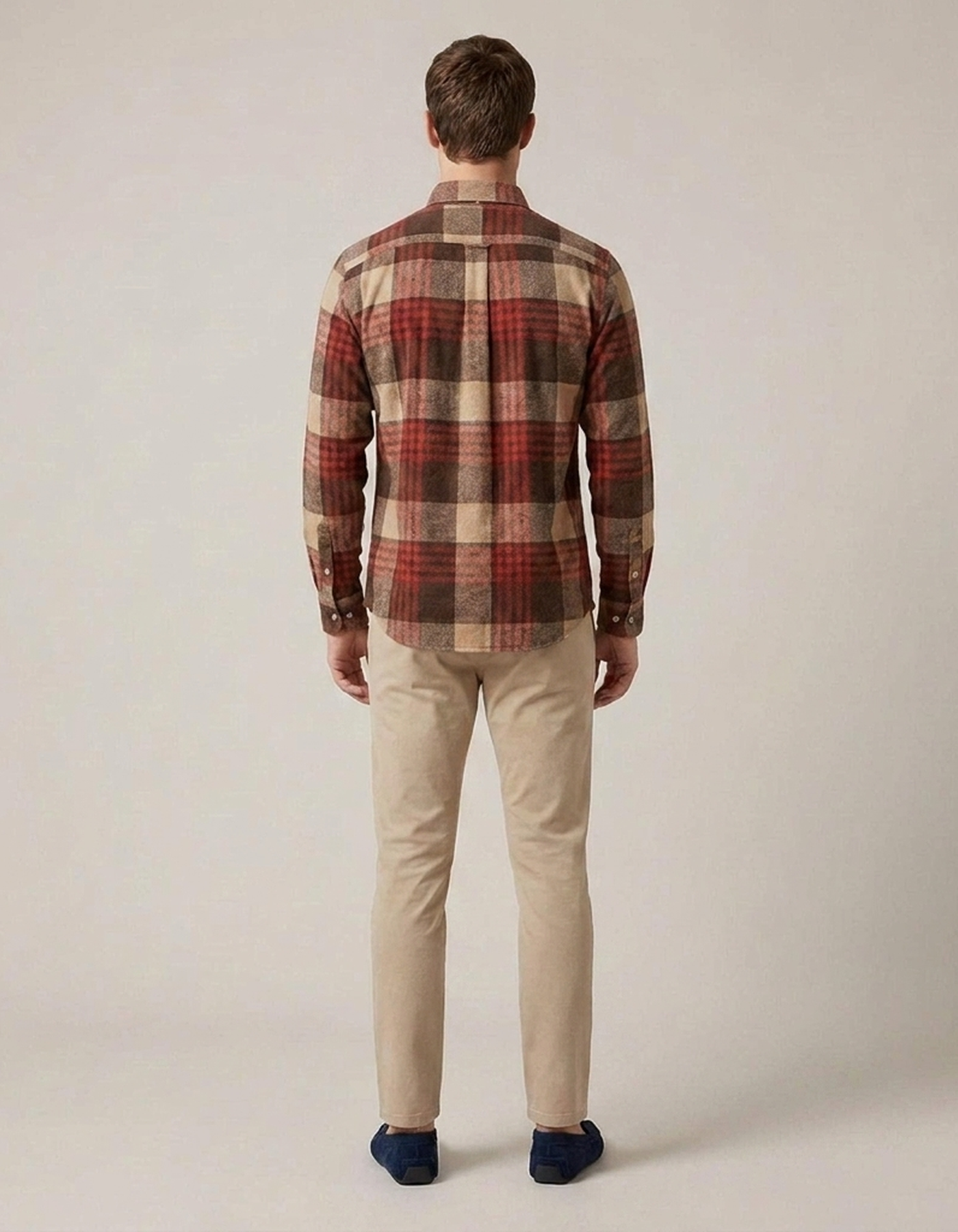 PLUXSTYLE::numise::mens-tailored-everyday-shirt::back