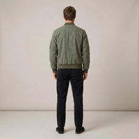 PLUXSTYLE::numise::mens-ribbed-trim-parka::back