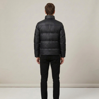 PLUXSTYLE::numise::mens-stand-collar-winter-parka::back