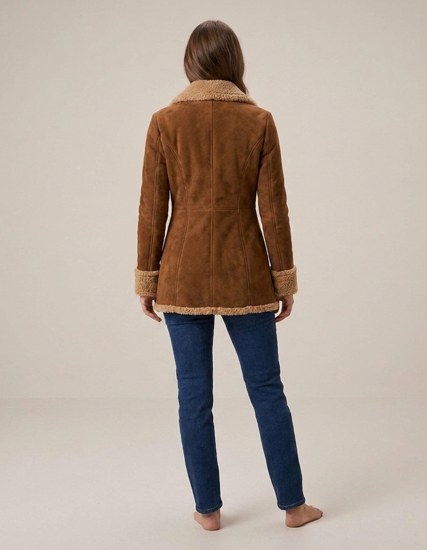 PLUXSTYLE::numise::tailored-button-front-parka::back