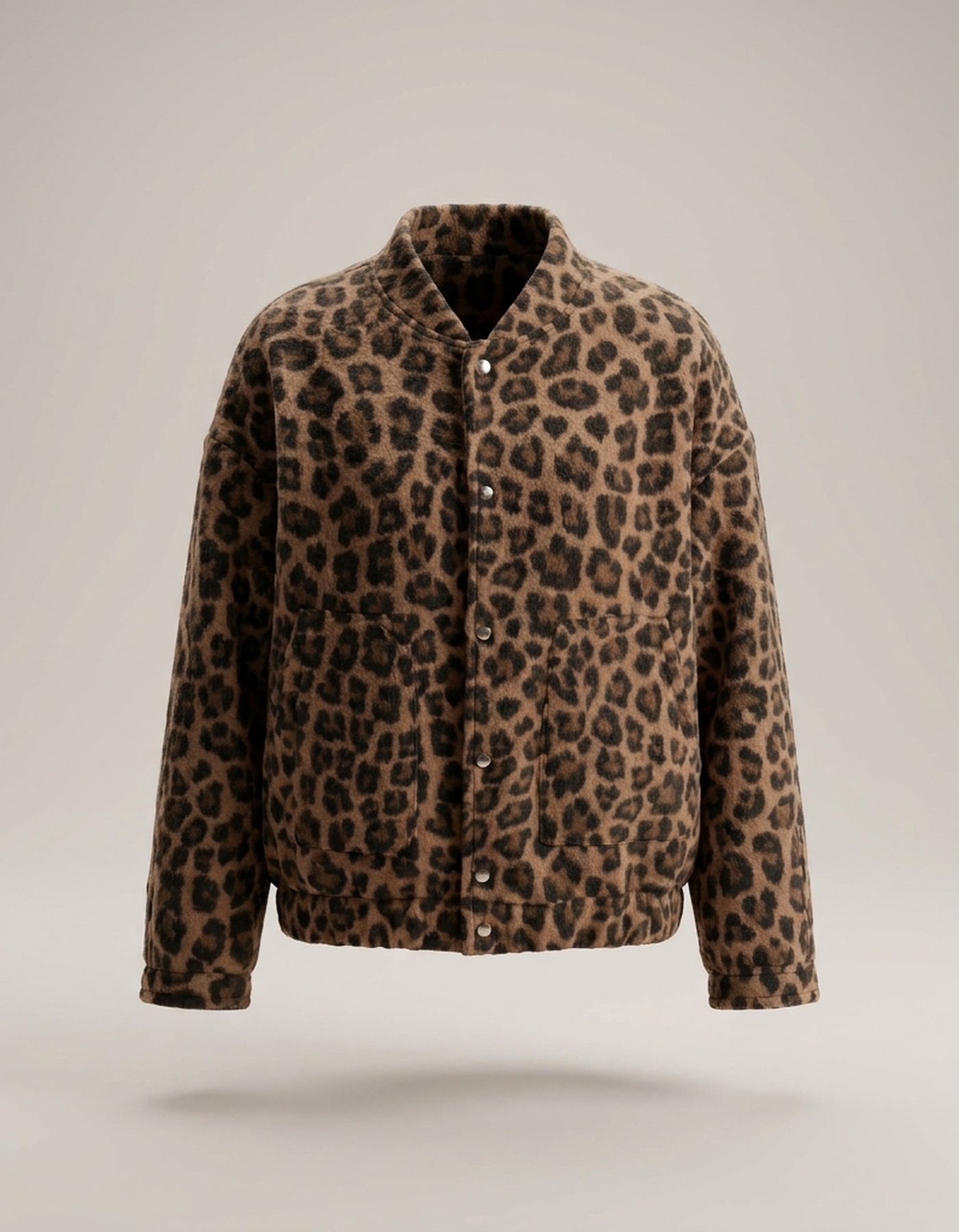 PLUXSTYLE::numise::womens-leopard-print-parka::pack-brown