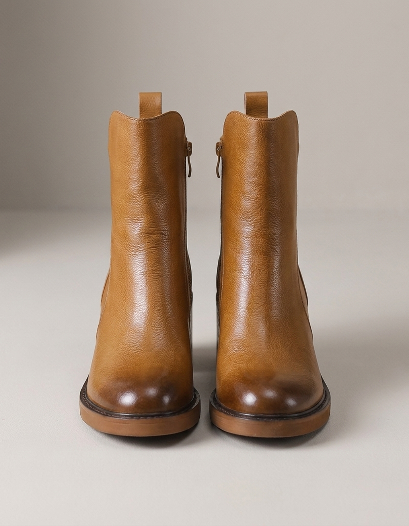 PLUXSTYLE::numise::amelie-classic-ankle-boots::pack-brown