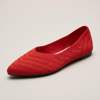PLUXSTYLE::numise::womens-pointed-toe-ballet-footwear::closeup-hero