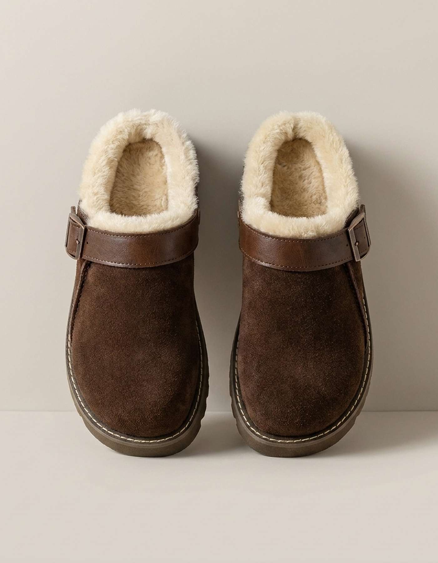 PLUXSTYLE::numise::ailani-cozy-winter-clogs::pack-dark-brown