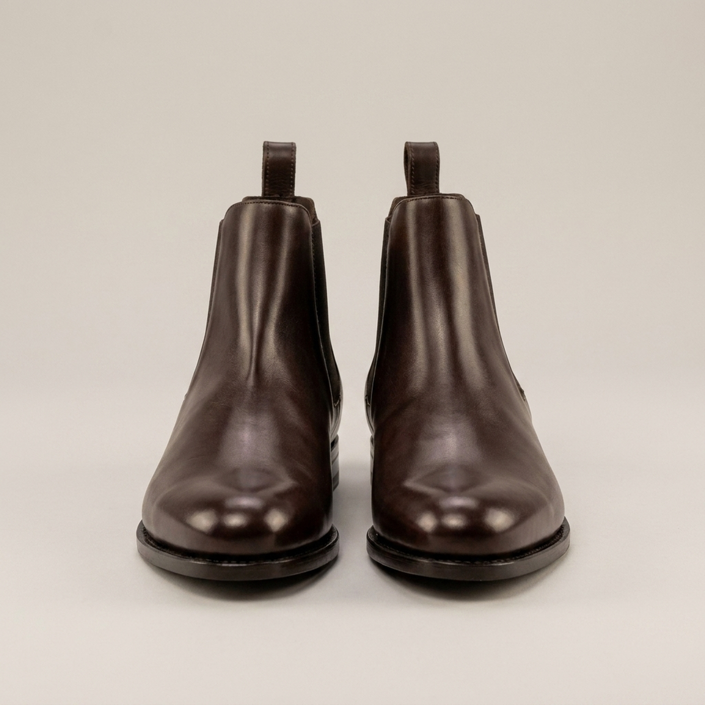 PLUXSTYLE::numise::mens-dark-brown-chelsea-boots::pack-dark-brown