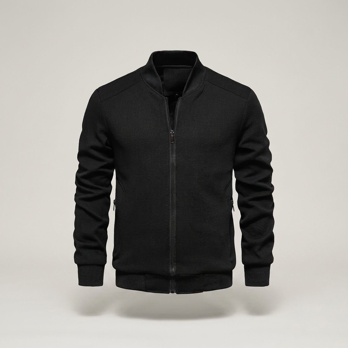 PLUXSTYLE::numise::mens-classic-bomber-parka::pack-black