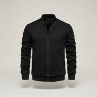PLUXSTYLE::numise::mens-classic-bomber-parka::pack-black