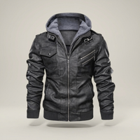PLUXSTYLE::numise::mens-detachable-hood-parka::pack-grey