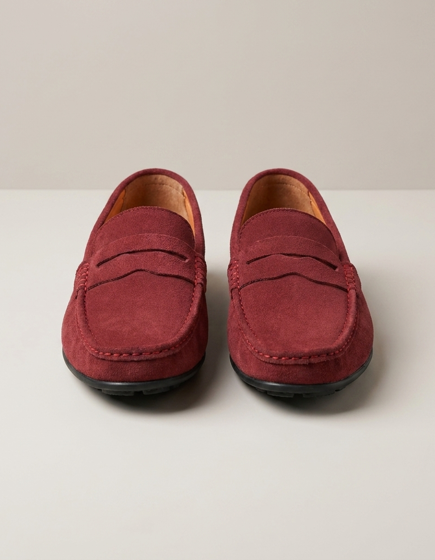 PLUXSTYLE::numise::mens-lightweight-slip-on-loafers::pack-red