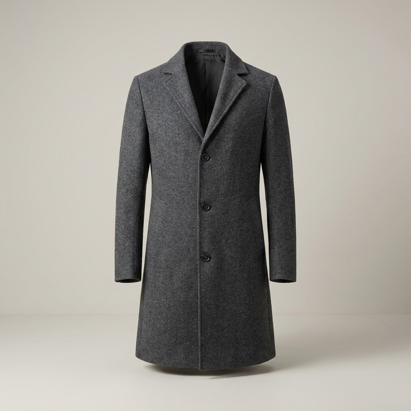 PLUXSTYLE::numise::mens-tailored-longline-parka::pack-dark-gray