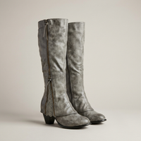 PLUXSTYLE::numise::everyday-knee-high-boots::pack-grey